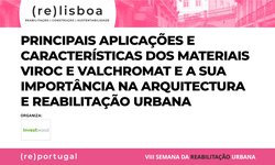 Principais aplicações e características dos materiais Viroc e Valchromat e a sua importância na arquitectura e reabilitação urbana