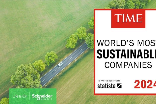 Schneider Electric eleita a empresa mais sustentável do mundo em 2024