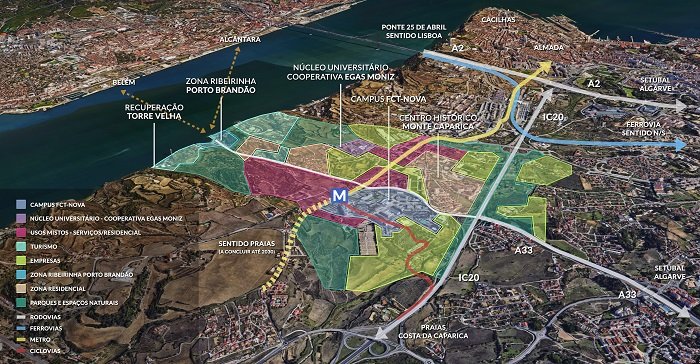 Investimento de €800M vai criar uma nova cidade em Almada