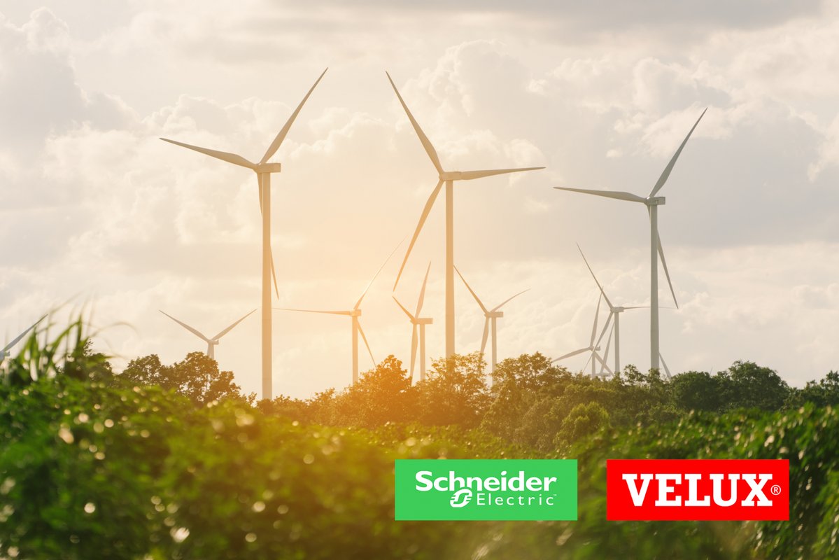 VELUX e Schneider Electric unem-se na compra de energias renováveis
