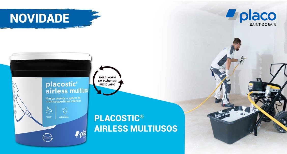 Placo® apresenta nova solução pronta a aplicar placostic®